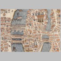 L'île de la Cité et ses divers ponts sur le plan de Paris par Truschet & Hoyau (1550), Wikipedia.jpg